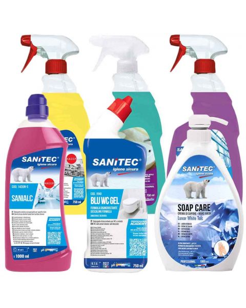 Kit detergenza Sanitec 