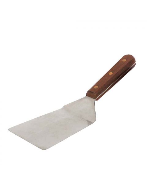 Spatola per lasagne con lama in acciaio inox e manico in legno 15 cm