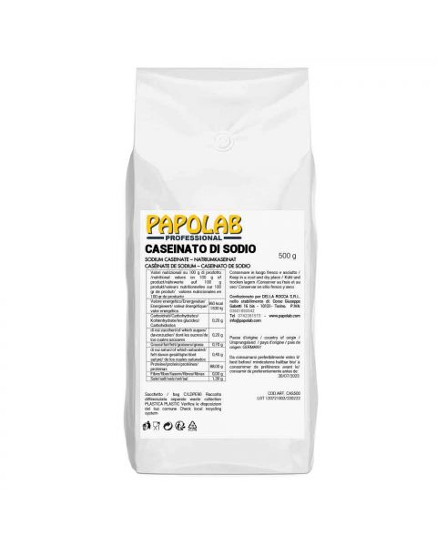 Caseinato di Sodio 500g Proteine del latte Papolab