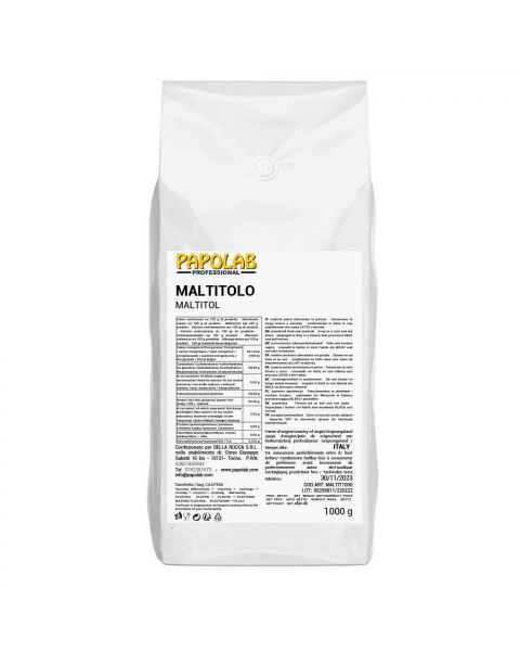 Maltitolo in polvere dolcificante naturale 1000 g Papolab