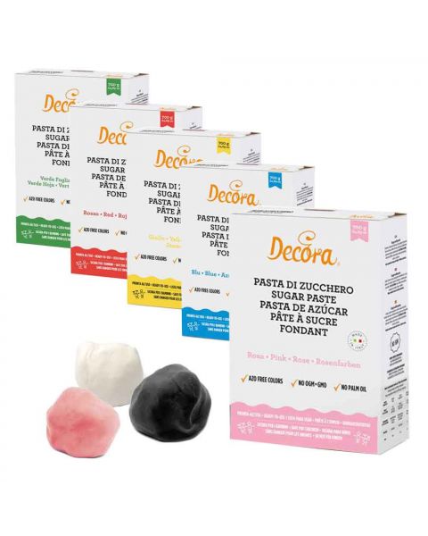 Pasta di zucchero per copertura e dettagli 700 g Decora