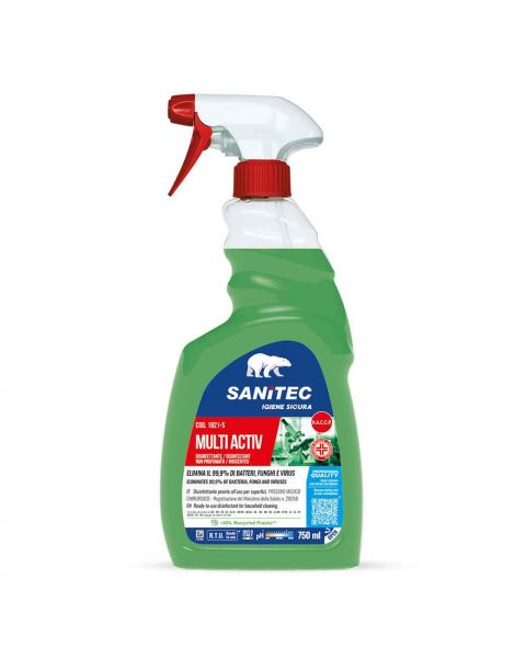 Multi Activ disinfettante per superfici Sanitec 750 ml 