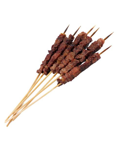 Spiedini di legno grandi con arrosticini