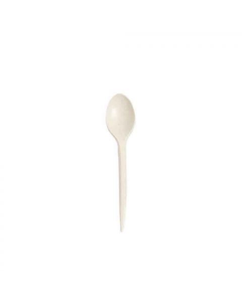 Cucchiaini in Mater-Bi® compostabili bianchi 10 cm