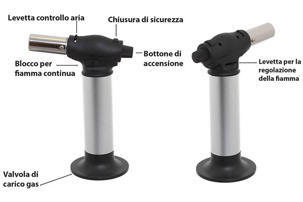 Componenti caramellizzatore grande