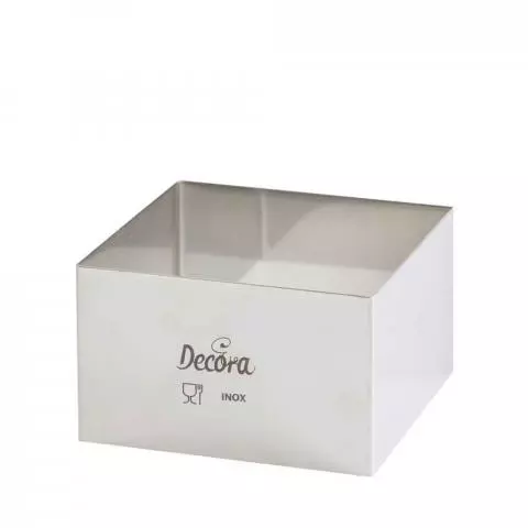Sagoma Quadrata Acciaio Inox Coppapasta 8x8cm In Offerta Papolab