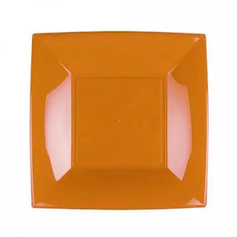Piatti Di Plastica Riutilizzabili Microonde Mango 23x23cm Papolab