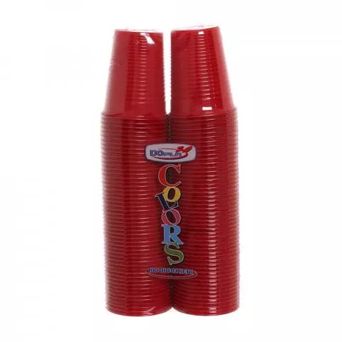 Bicchieri Di Plastica Colorati Monouso Dopla Colors Rosso Papolab